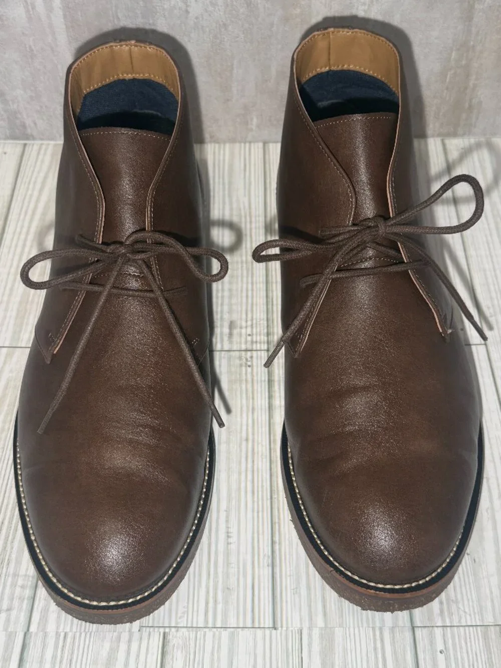 Dockers Men's Brown Chukka Boots Size 13M Supreme Comfort Casual Desert Lace Up